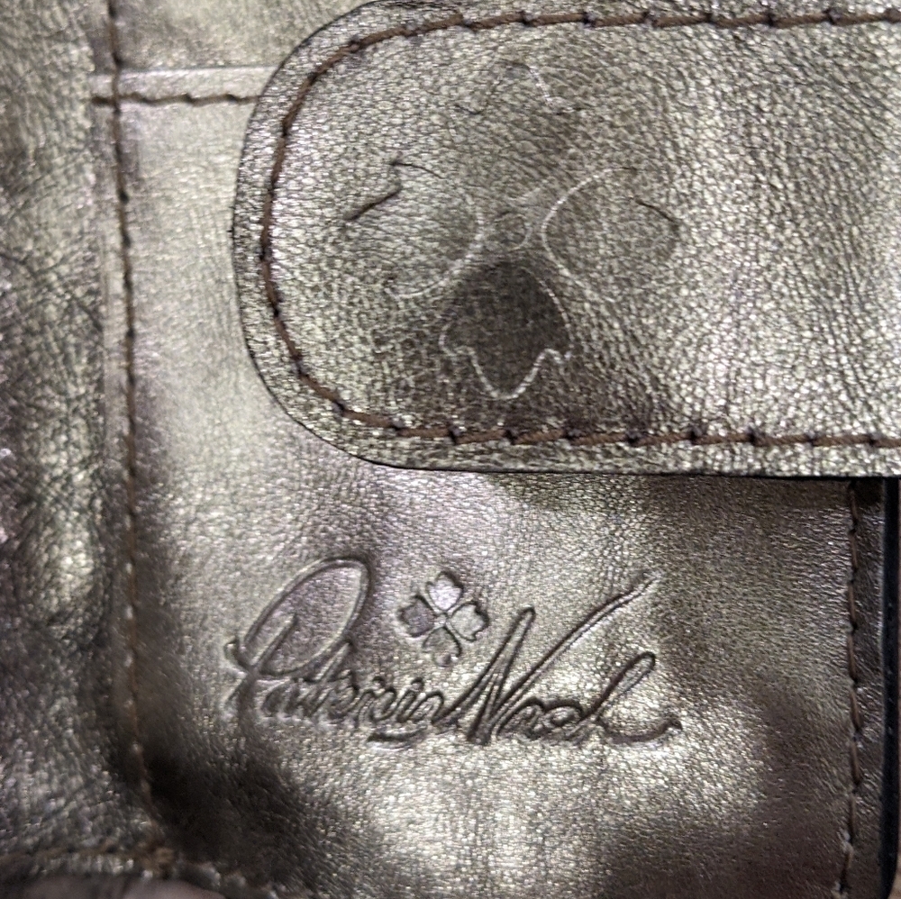 Patricia Nash Iberia Leather Wallet In Antique Gold​​ - Picture 8 of 13